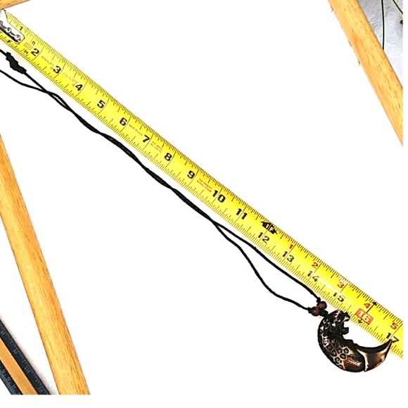 V Accessories Nos Vtg Unique Abstract Crescent Wild Cat Adj